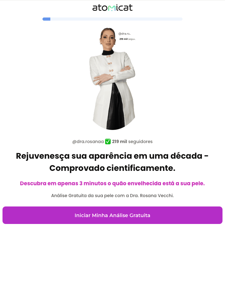 Marketing personality quiz template in AtomicQuiz