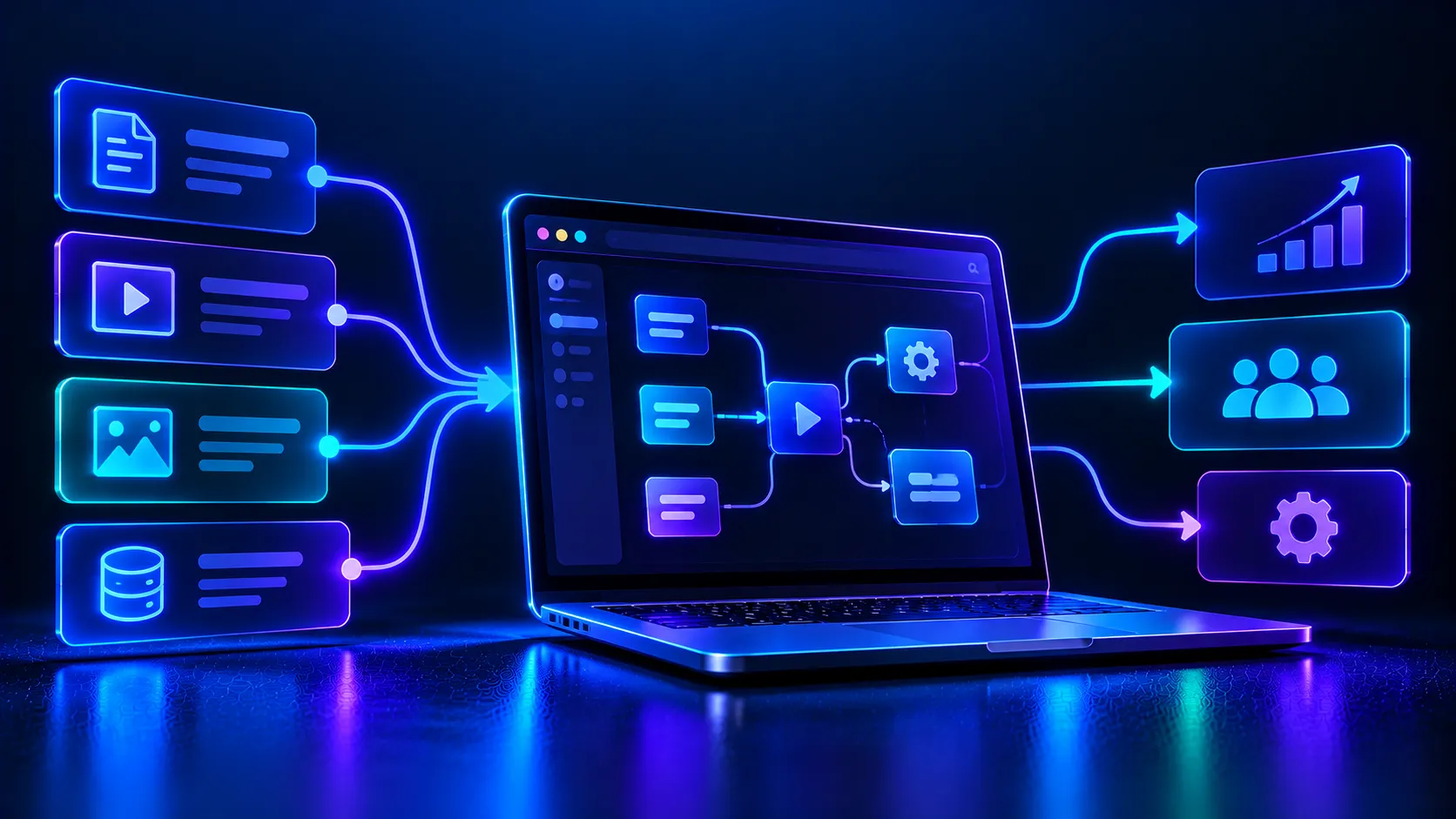 Generador de sitemap con IA convirtiendo un brief en estructura y wireframes