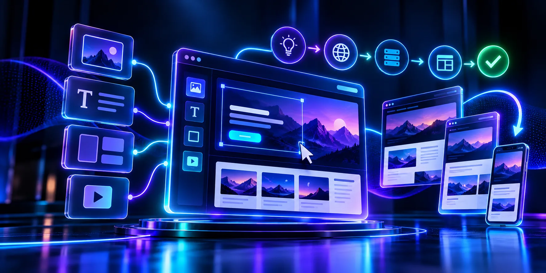 Beginner steps to create and publish a website
