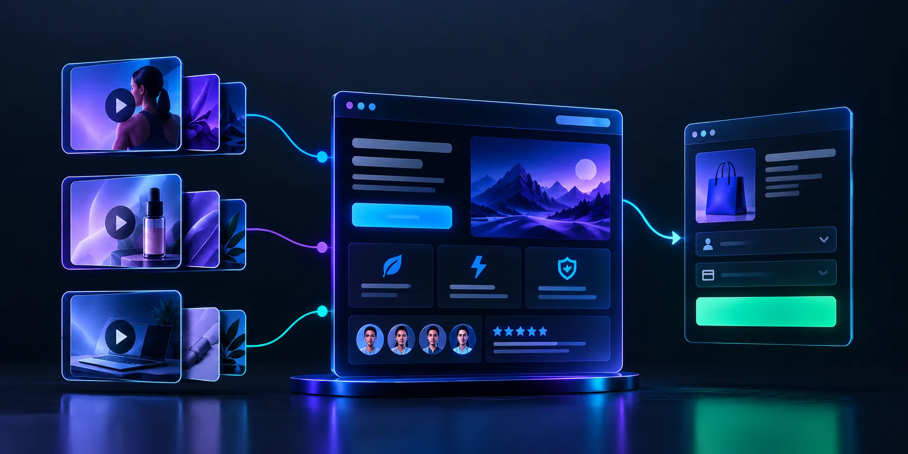 Ad creatives flowing into matching landing page variants after Meta Andromeda