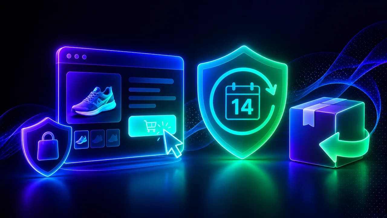 Garantia europeia de desistência de 14 dias no checkout