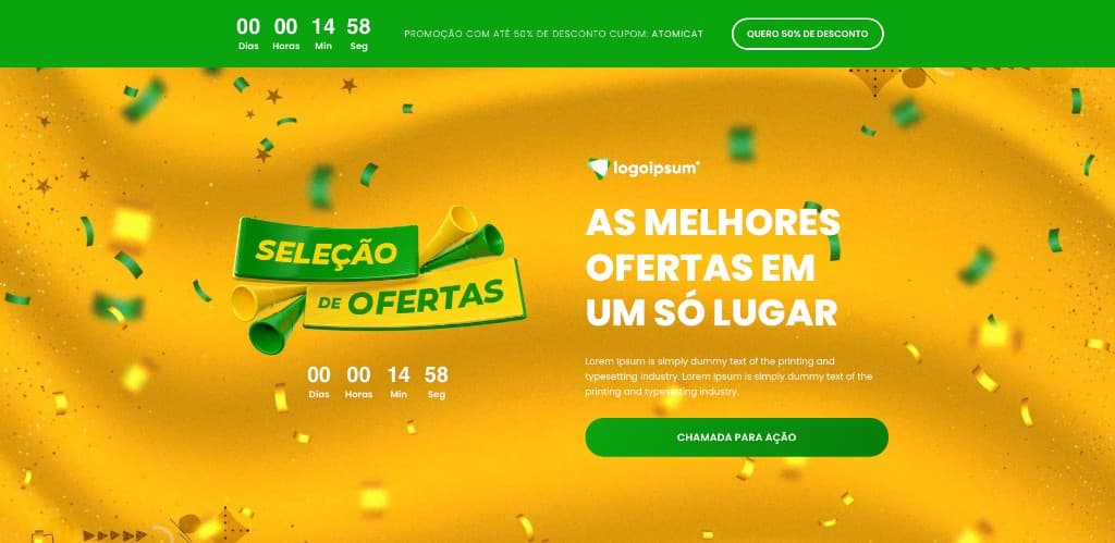 Ofertas promo template preview